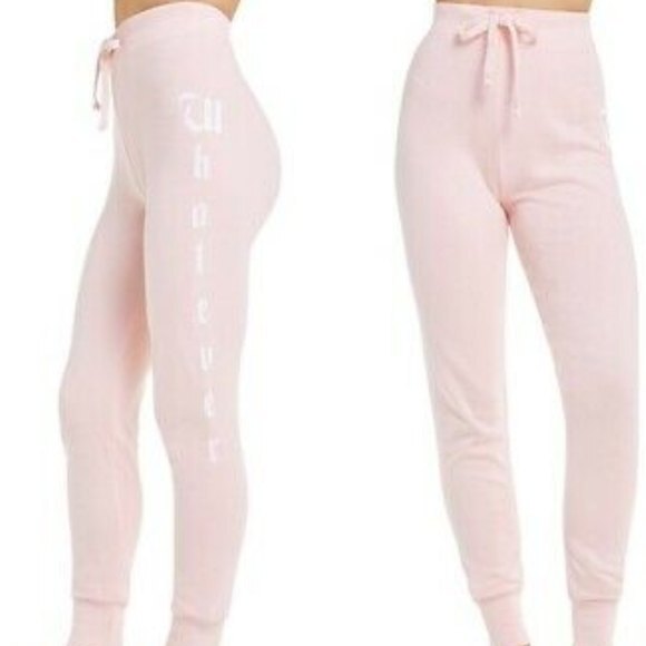 Wildfox | Light Pink Whatever Pull-on Jogger - Picture 1 of 9